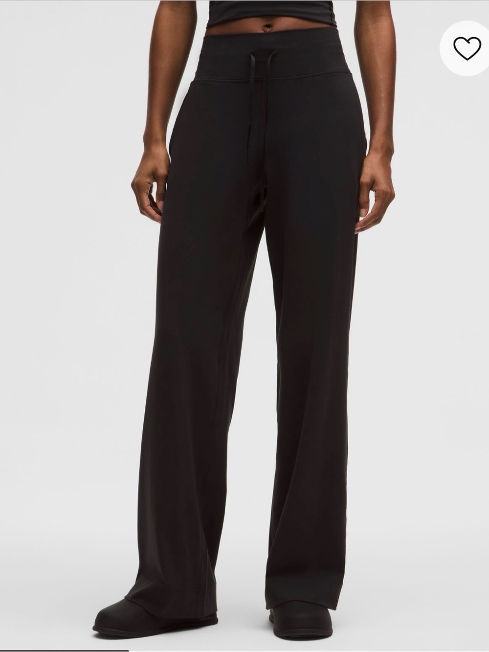 Groove Wide-leg High-Rise Pant *Regular Black